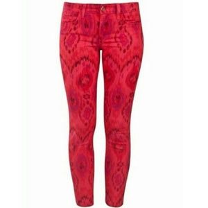 Joe's Jeans Ikat Tribal Print High Water Size 26